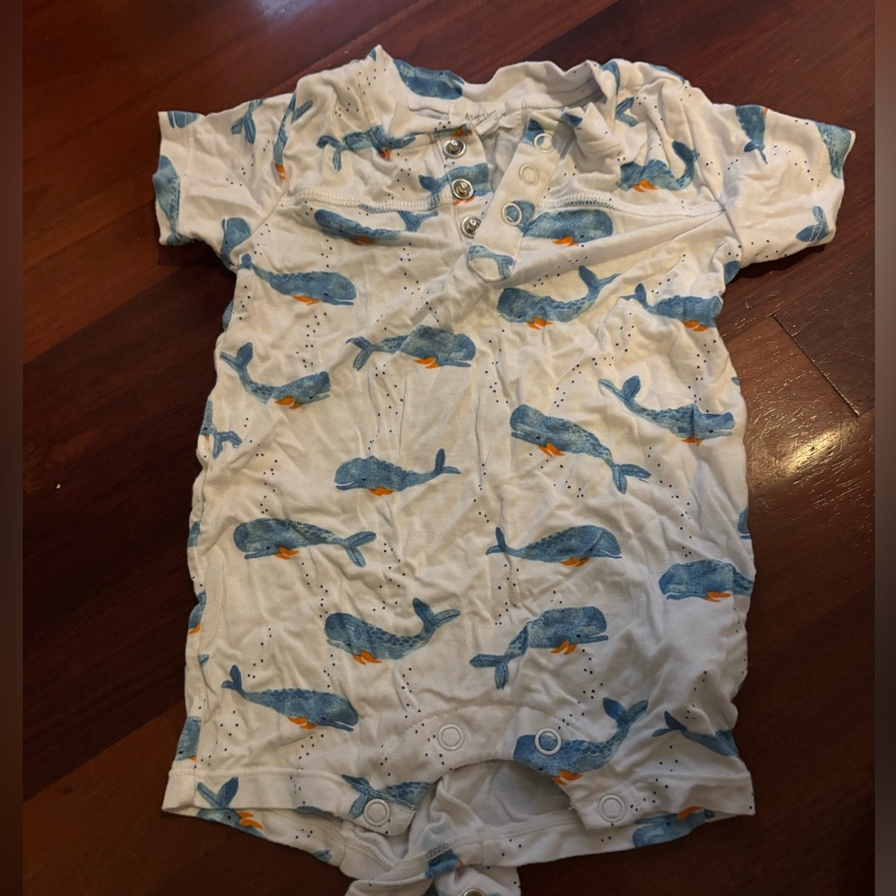 Angel dear whale romper